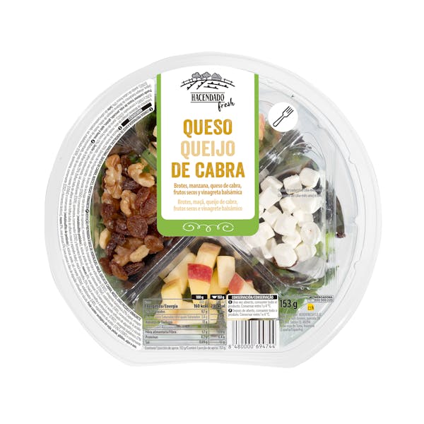 Ensalada queso de cabra