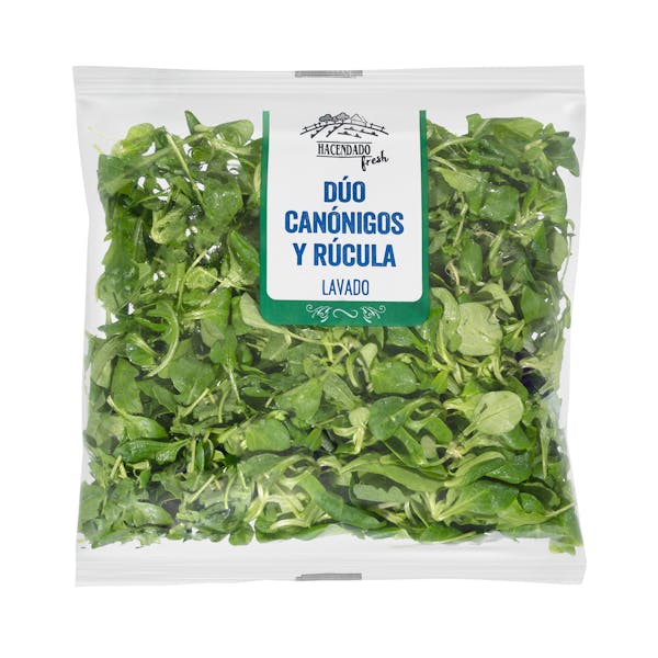 Ensalada mezcla dúo canónigos y rúcula lavada