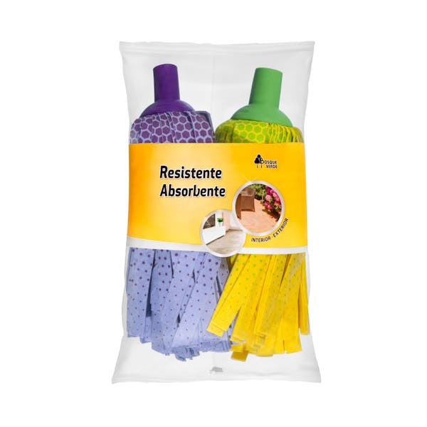 Fregona Resistente y Absorbente Bosque Verde