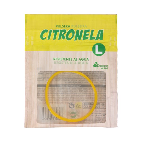 Pulsera de citronela talla L Bosque Verde