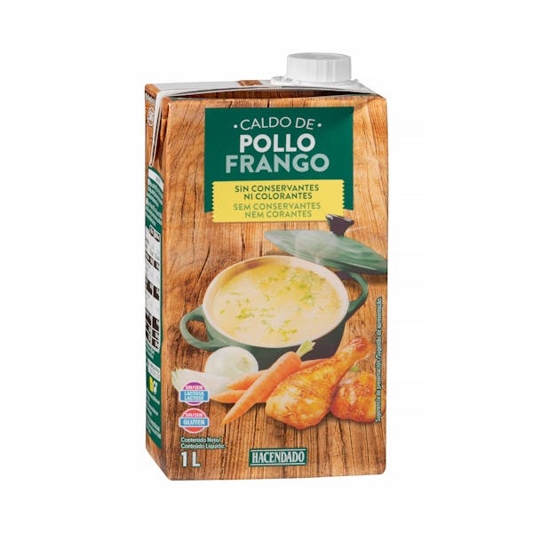 Caldo de pollo Hacendado