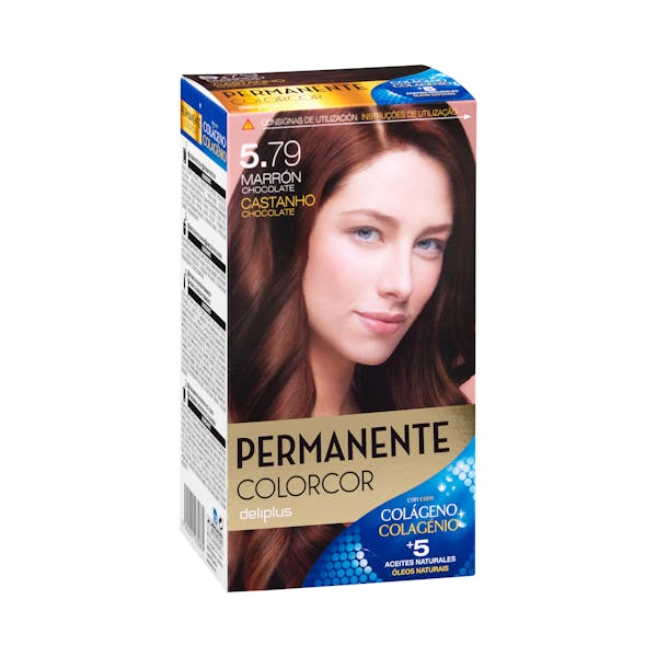 Coloración permanente 5.79 marrón chocolate Colorcor