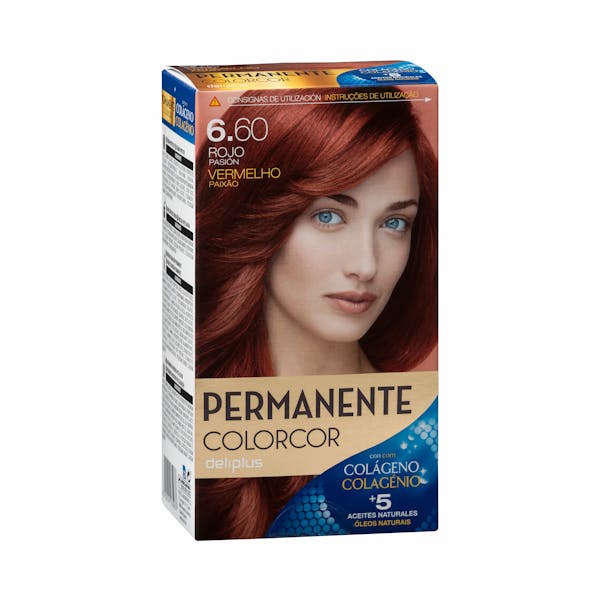 Coloración permanente 6.60 rojo pasión Colorcor