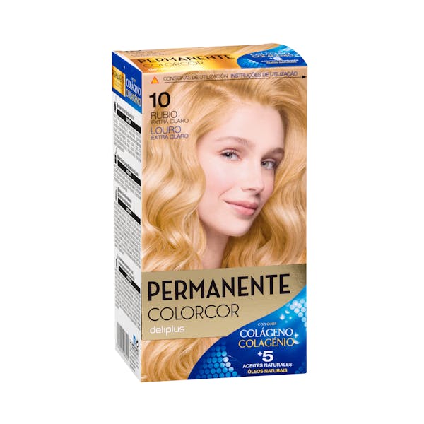 Coloración permanente 10 rubio extra claro Colorcor