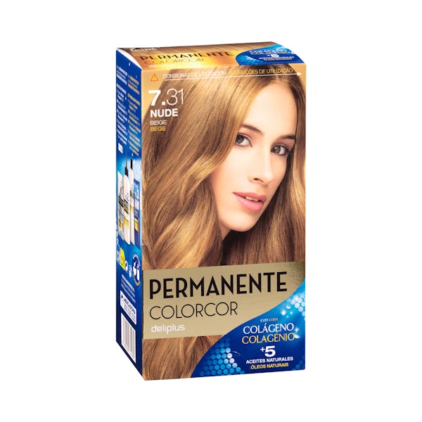 Coloración permanente 7.31 nude beige Colorcor
