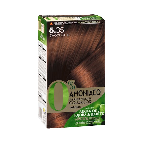 Coloración permanente 0% amoníaco 5.35 chocolate Colorcor