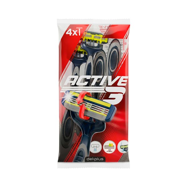Maquinillas de afeitar desechables Deliplus Active 3 hojas