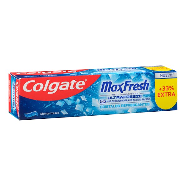 Dentífrico Max Fresh Colgate sabor menta fresca