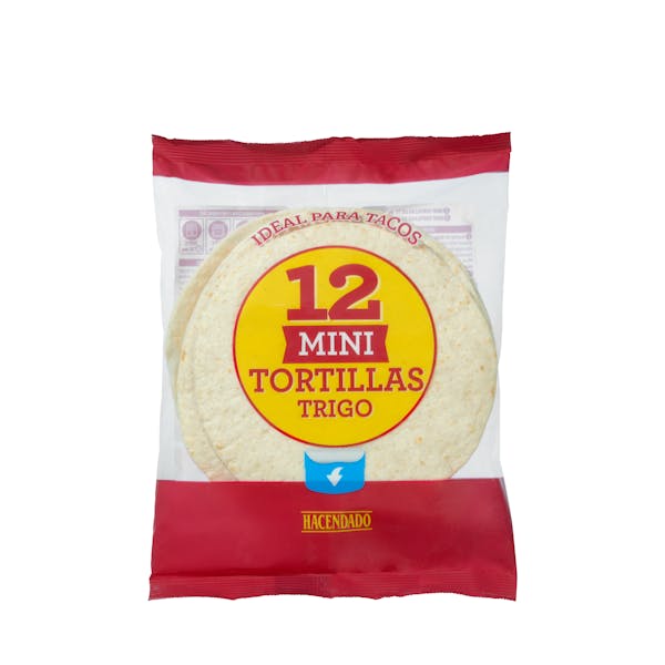 Mini tortillas de trigo Hacendado