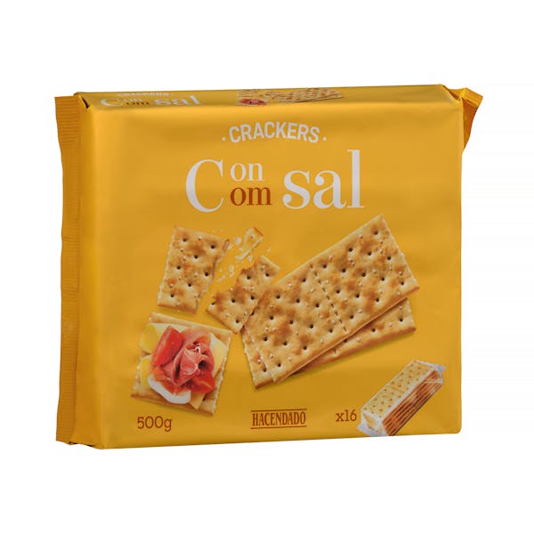 Crackers con sal Hacendado