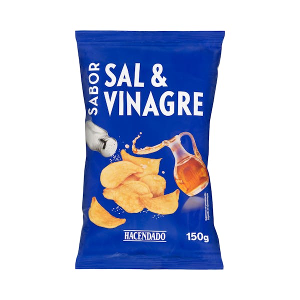 Patatas fritas sabor sal y vinagre Hacendado