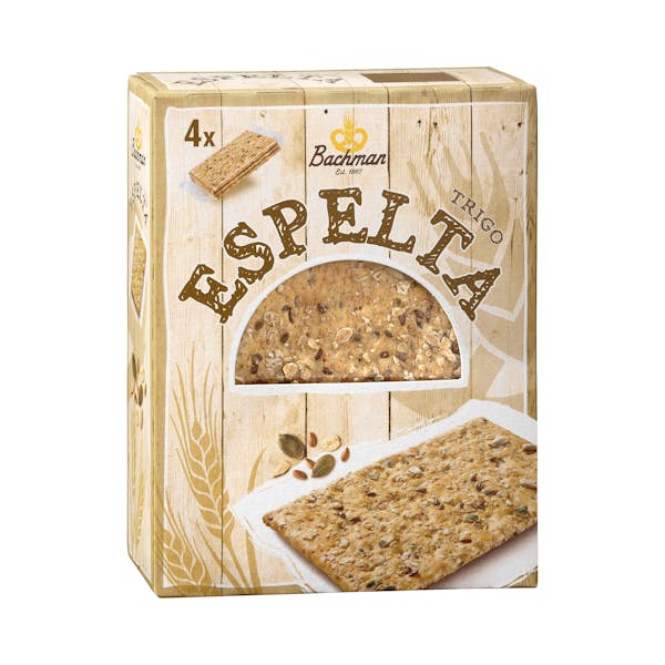 Crackers integrales de espelta Bachman
