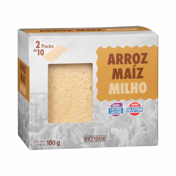 Tostadas de arroz y maíz Hacendado