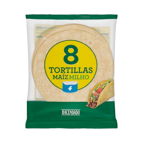 Tortillas de maíz Hacendado