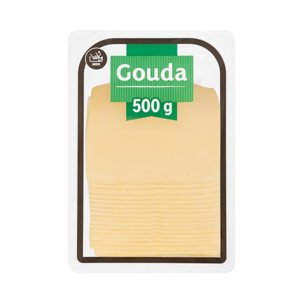 Queso lonchas gouda de vaca Hacendado