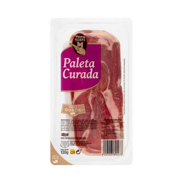 Paleta curada Paletas Marpa lonchas