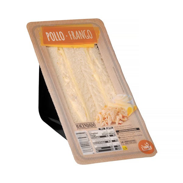 Sándwich pollo y queso Hacendado
