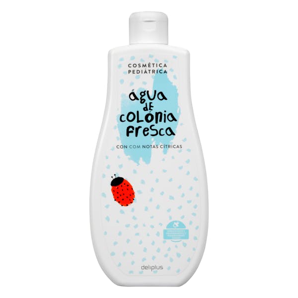 Agua de colonia fresca infantil Deliplus con notas cítricas