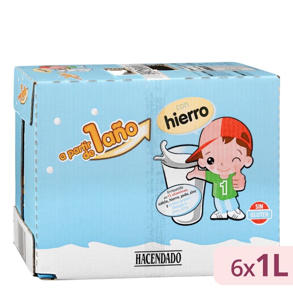 Preparado lácteo Hacendado +1 año