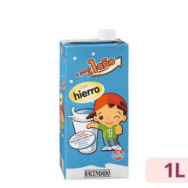 Preparado lácteo Hacendado +1 año