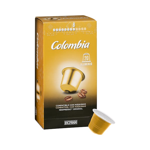 Café en cápsula Colombia Hacendado