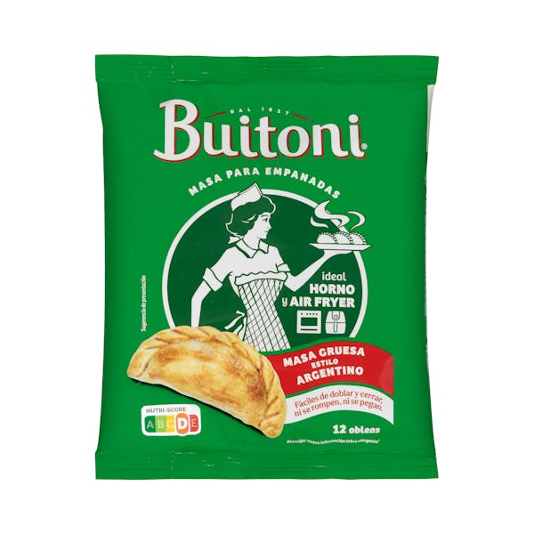 Masa gruesa para empanadas Buitoni estilo Argentino